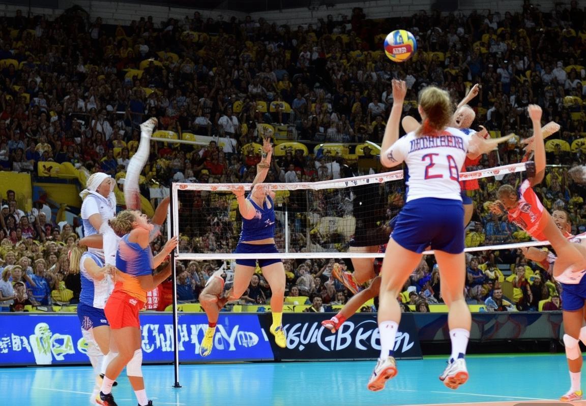 里约奥运女排决赛：巅峰对决，美塞激战正酣